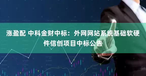 涨盈配 中科金财中标：外网网站系统基础软硬件信创项目中标公告